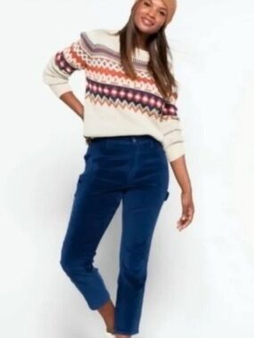 Judy Blue Corduroy Pants Womens High Rise Corduroy Cargo Pants Navy‎ Size 31